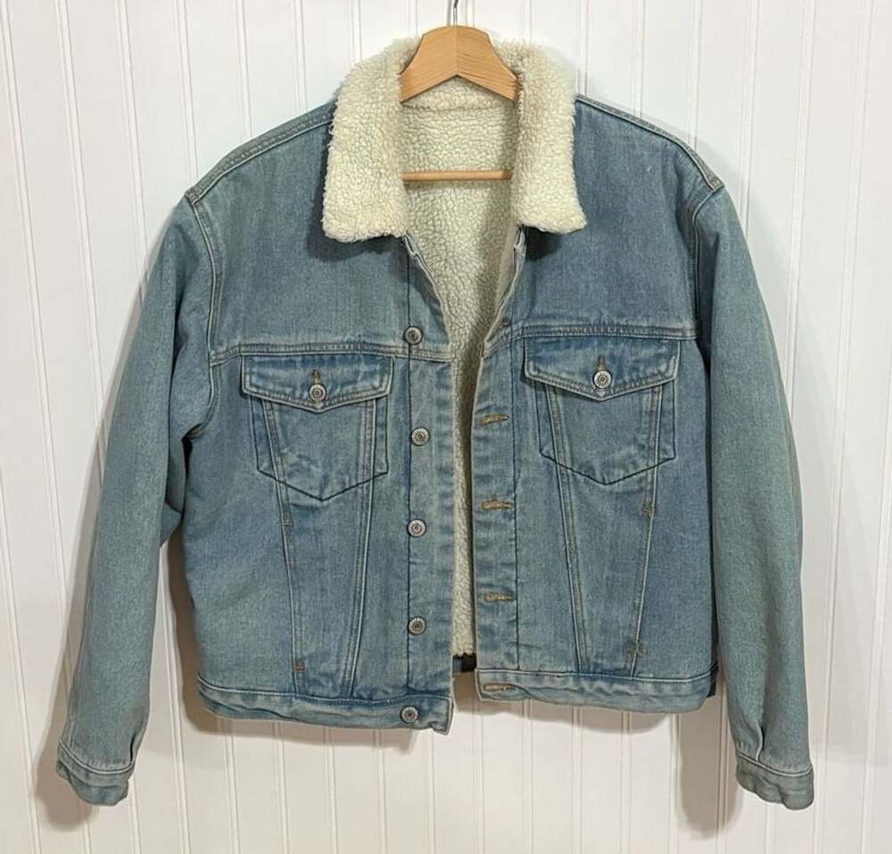 Brandy Melville John Galt Sherpa Denim Jacket